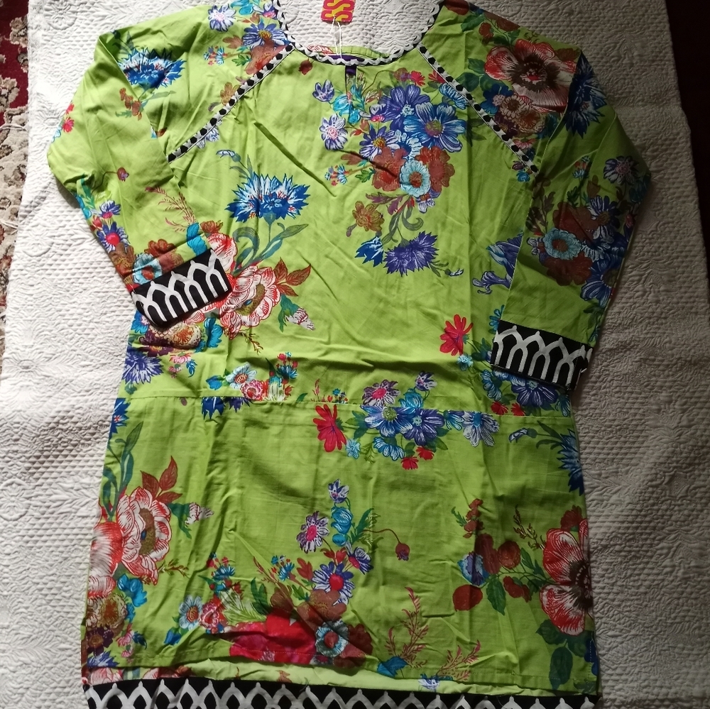 Sana Safinaz ladies cotton high low kurti
